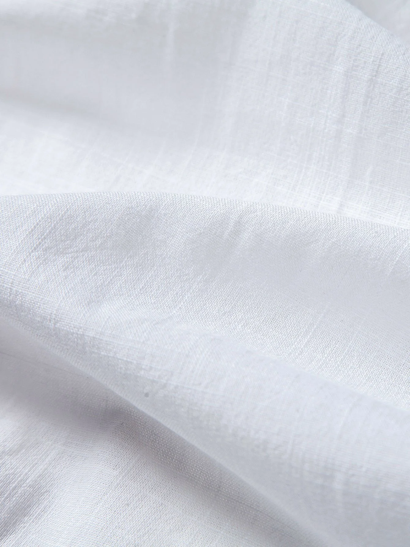 Fergus® | Linen Look Cotton Button Up Shirt & Striped Print Swim Shorts - Image 5