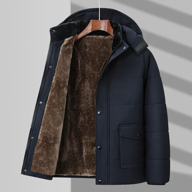 Fermín | Fashionable puffer jacket with fleece lining - Image 2