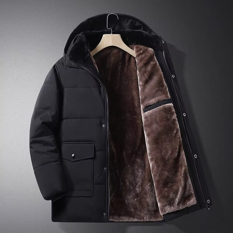 Fermín | Fashionable puffer jacket with fleece lining - Image 3