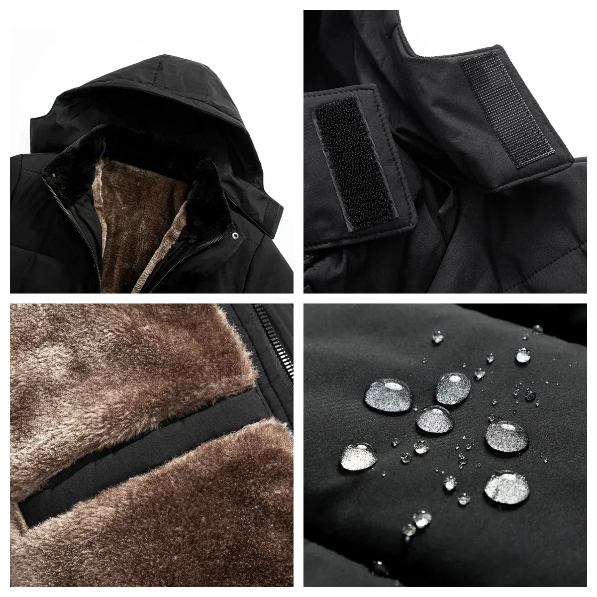 Fermín | Fashionable puffer jacket with fleece lining - Image 5