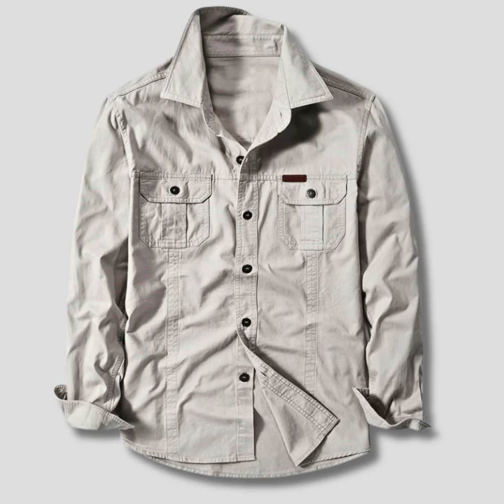 Fernando® | Cotton Cargo Shirt - Image 5