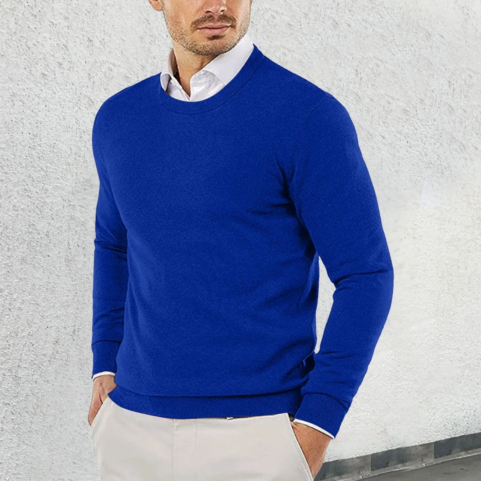 Fernando® | Crewneck Cotton Sweater - Image 2