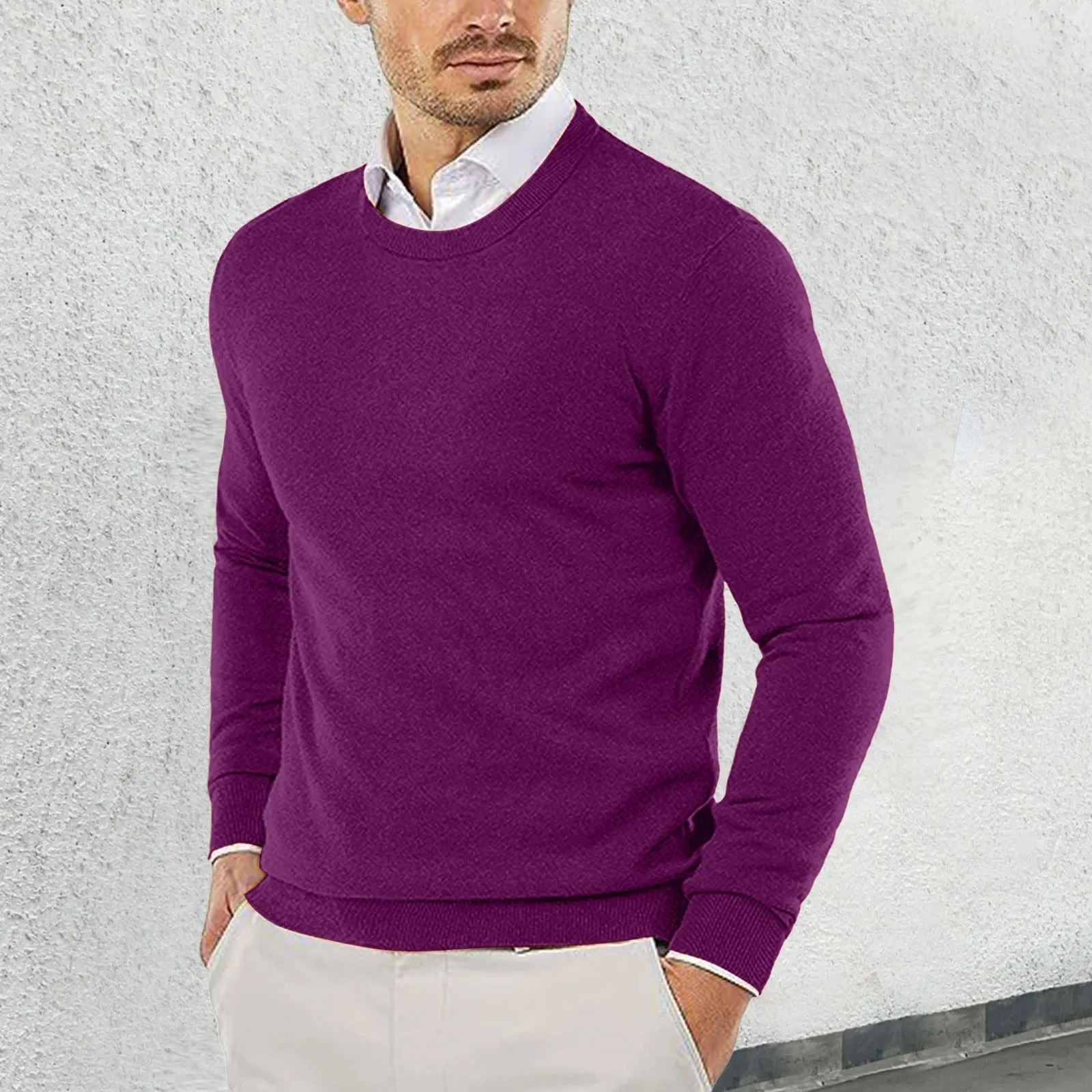 Fernando® | Crewneck Cotton Sweater - Image 3