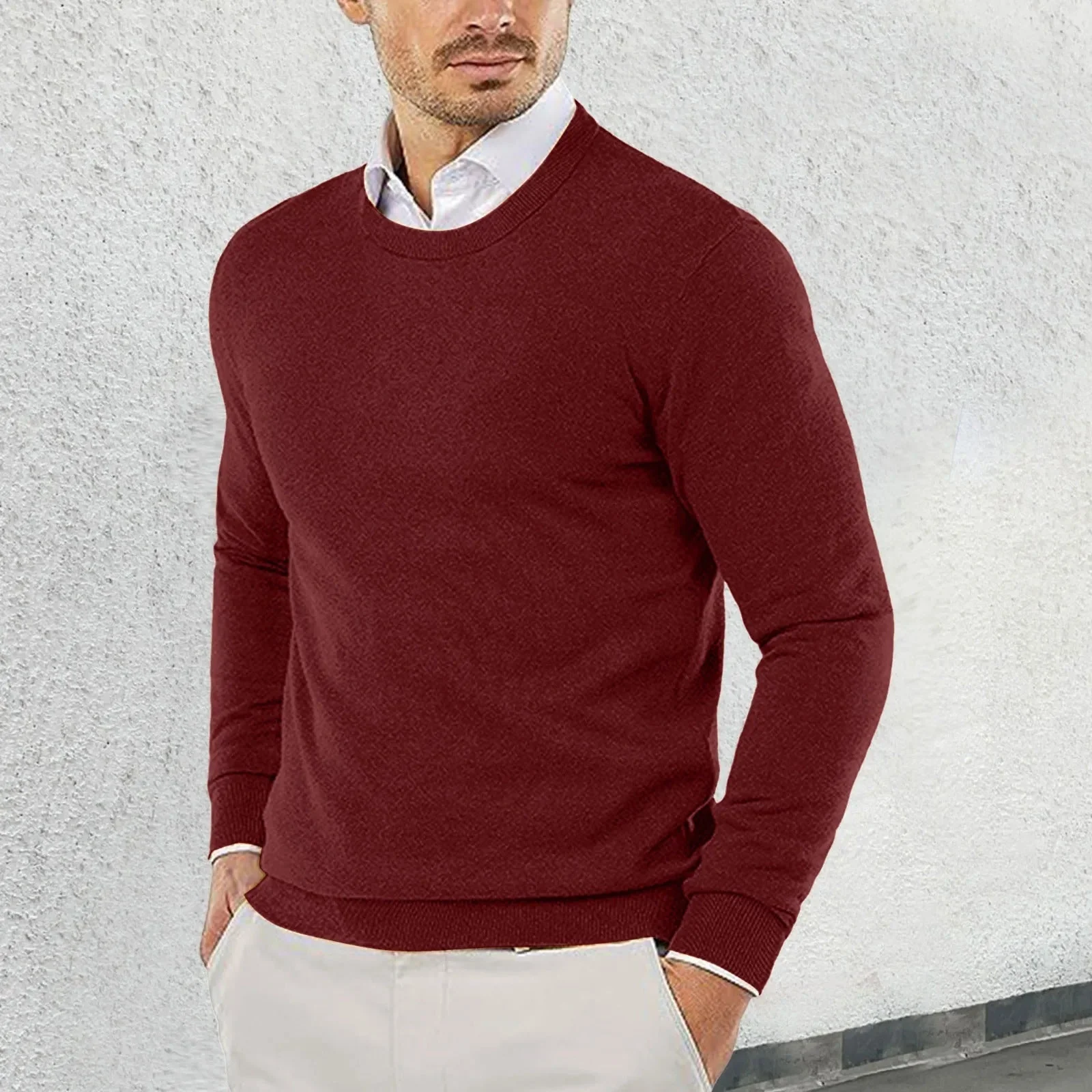 Fernando® | Crewneck Cotton Sweater - Image 5