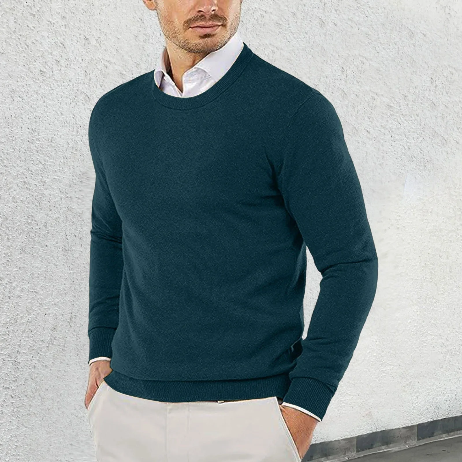 Fernando® | Crewneck Cotton Sweater - Image 7