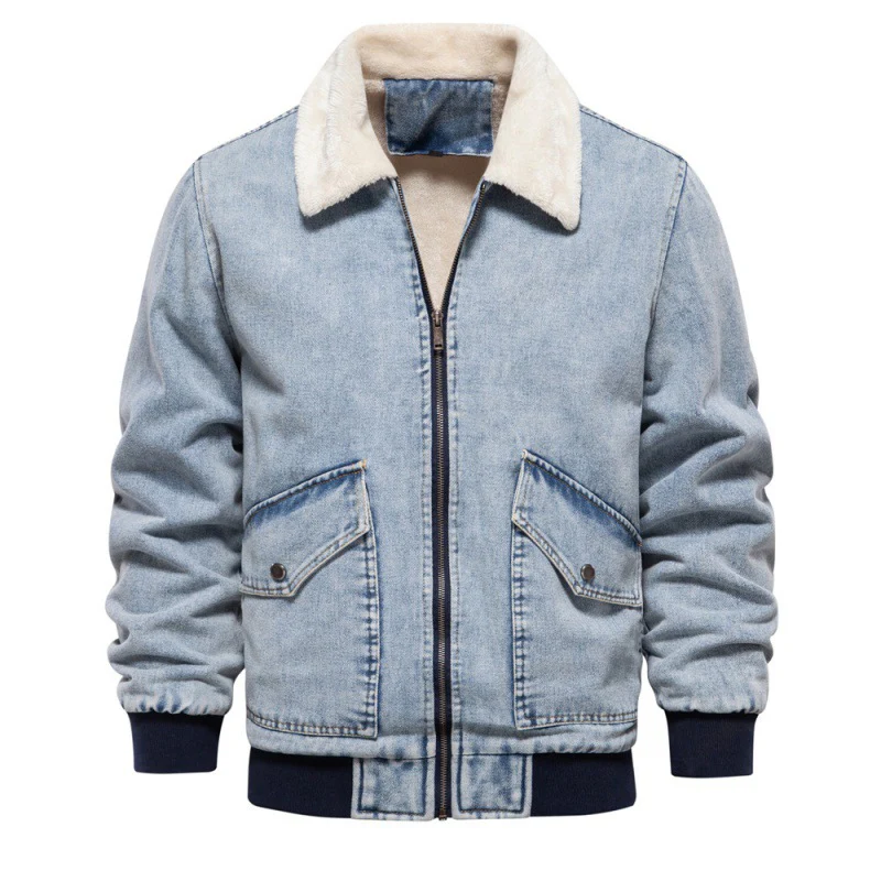 Fernando® | Jackson Denim Sherpa Jacket - Image 2