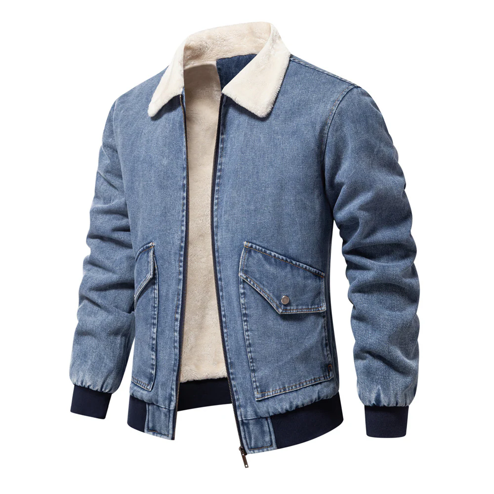Fernando® | Jackson Denim Sherpa Jacket - Image 4