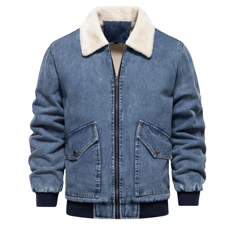 Fernando® | Jackson Denim Sherpa Jacket - Image 5