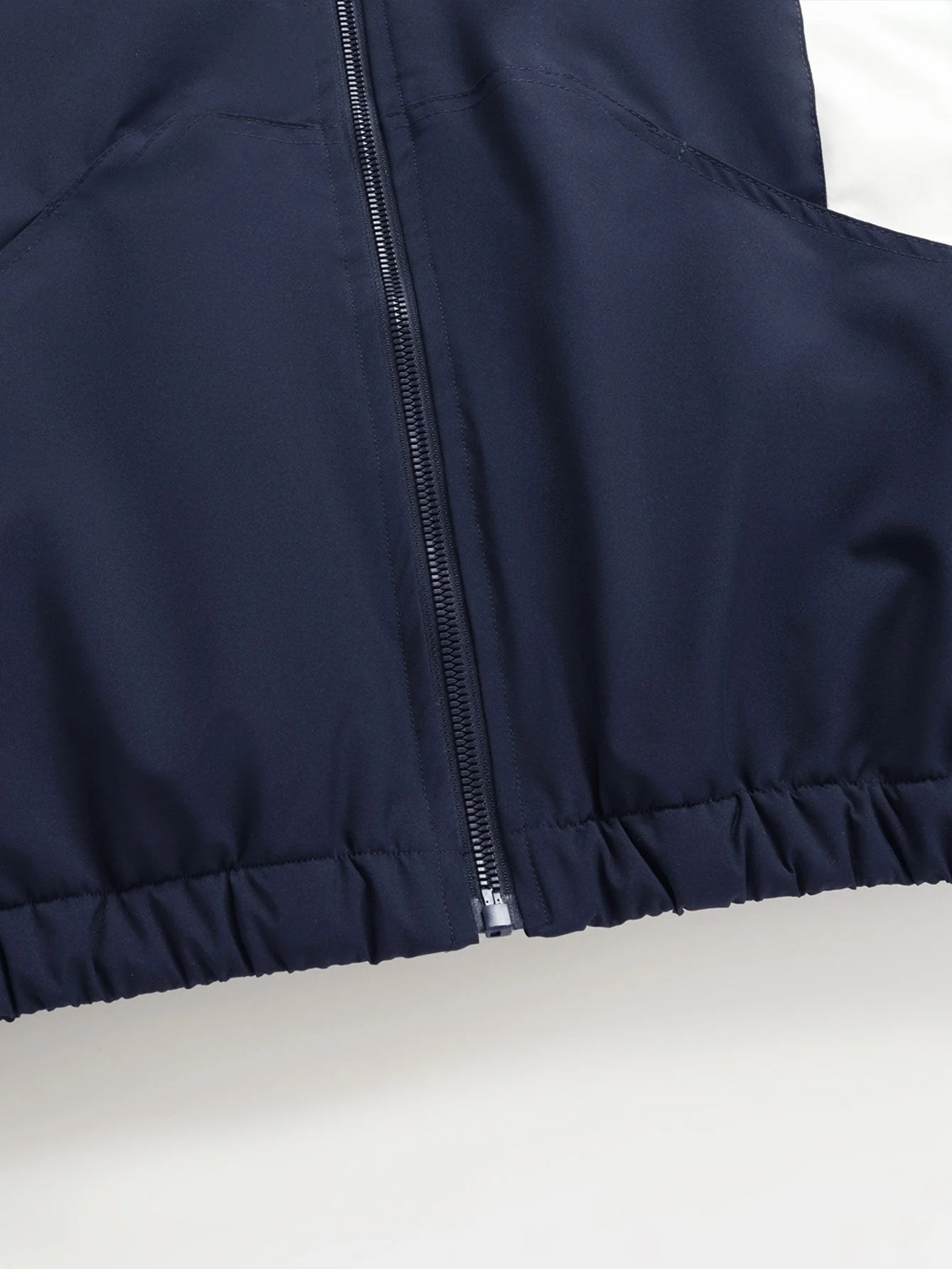 Fernando | Teddy Fleece Lined Color Block Hooded Windbreaker - Image 4