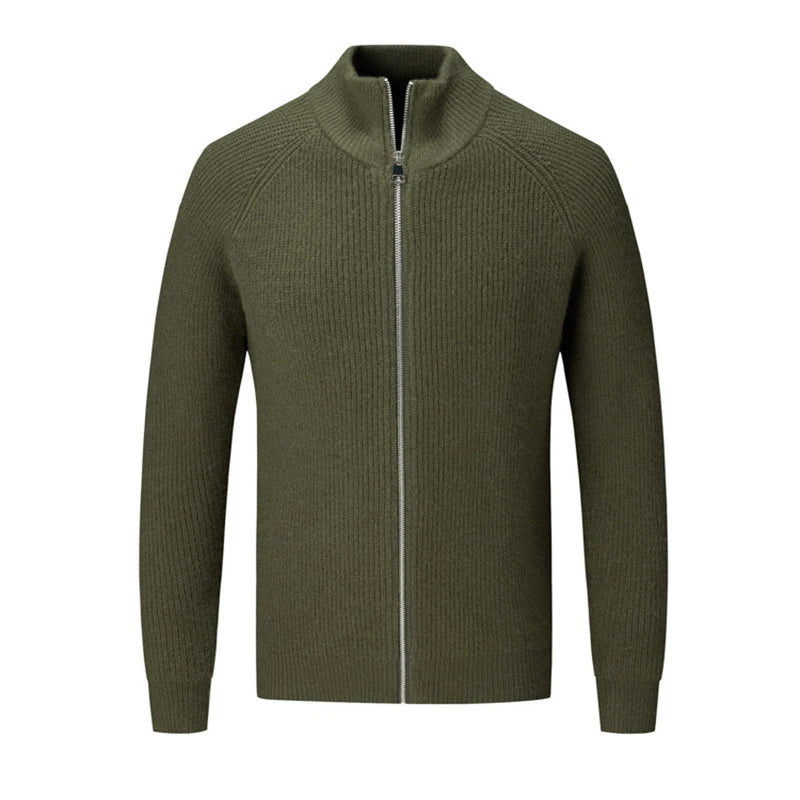 Ferris® | Luxurious Warm Zip-Up Wool Cardigan - Image 2