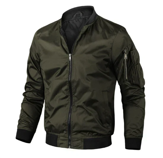 FidelĀ® | Menās Bomber Jacket With Black Trim