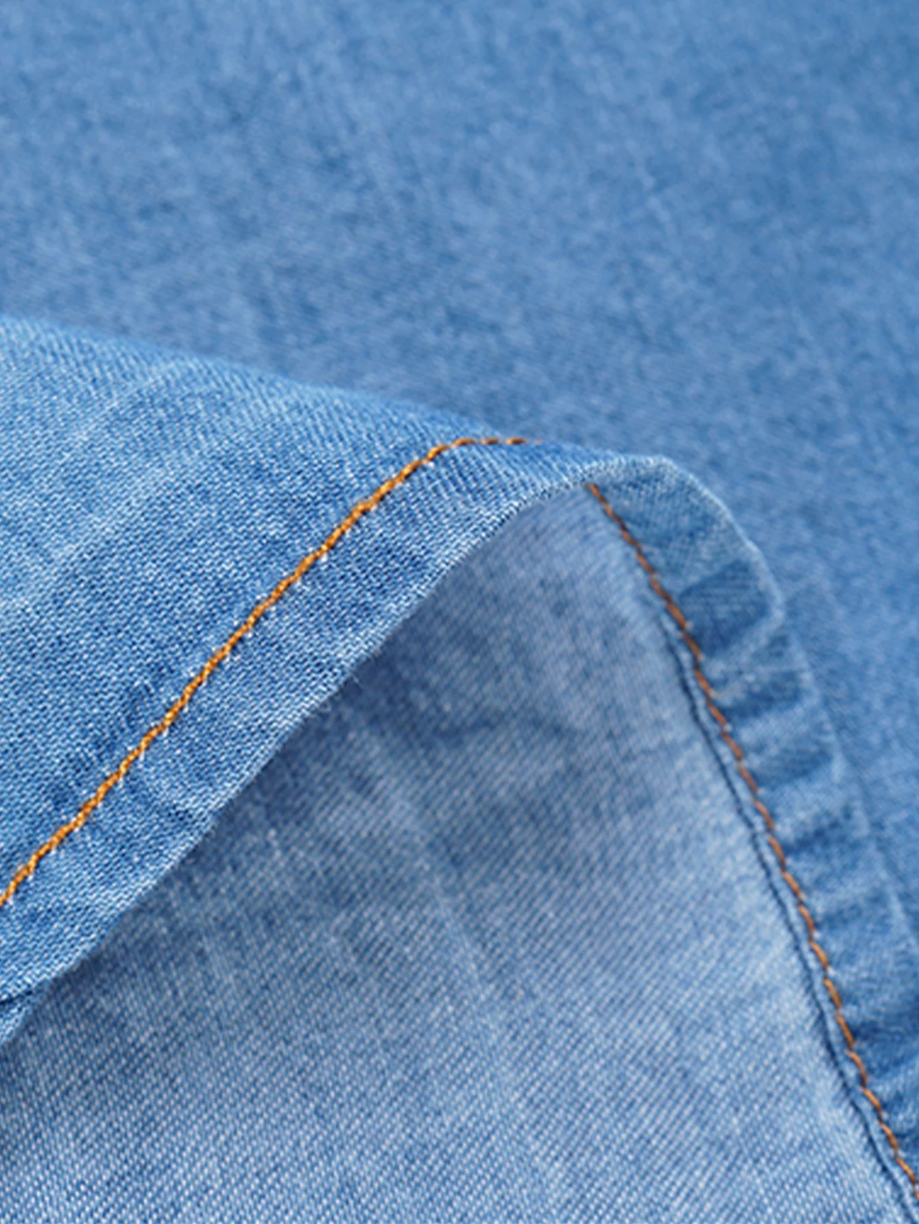 Fidel® | Washed Denim Shirt With Pockets - Image 8