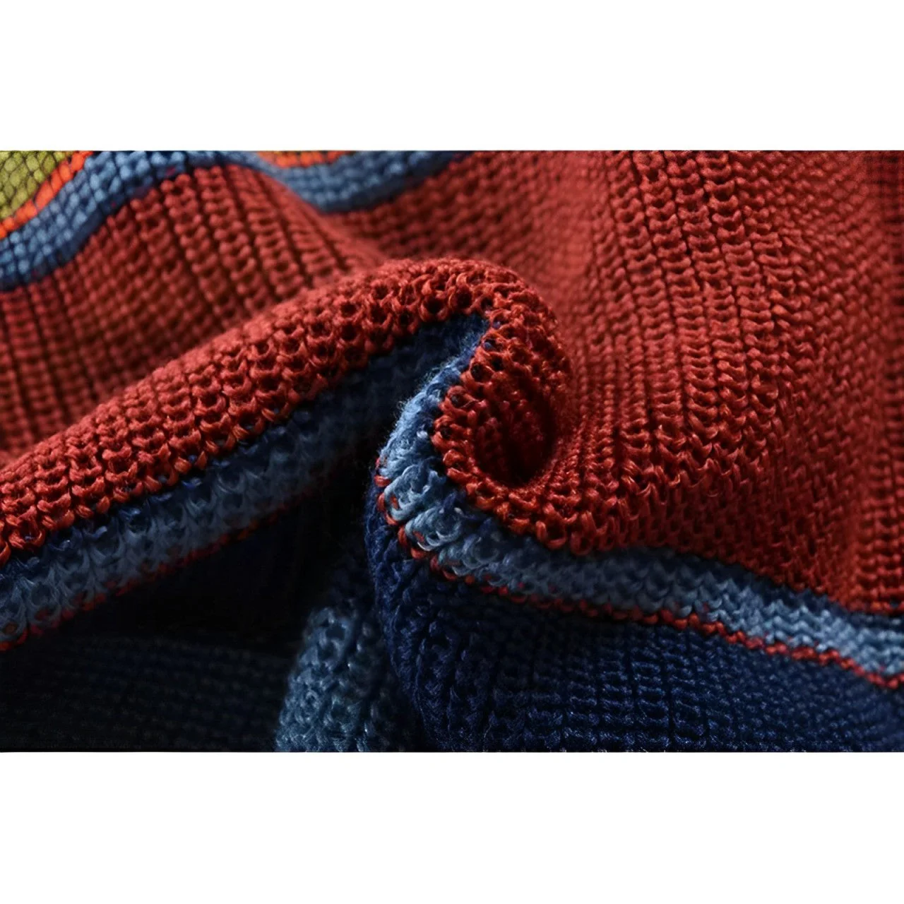 Fidelio | Men's retro color-block button-front cardigan - Image 6