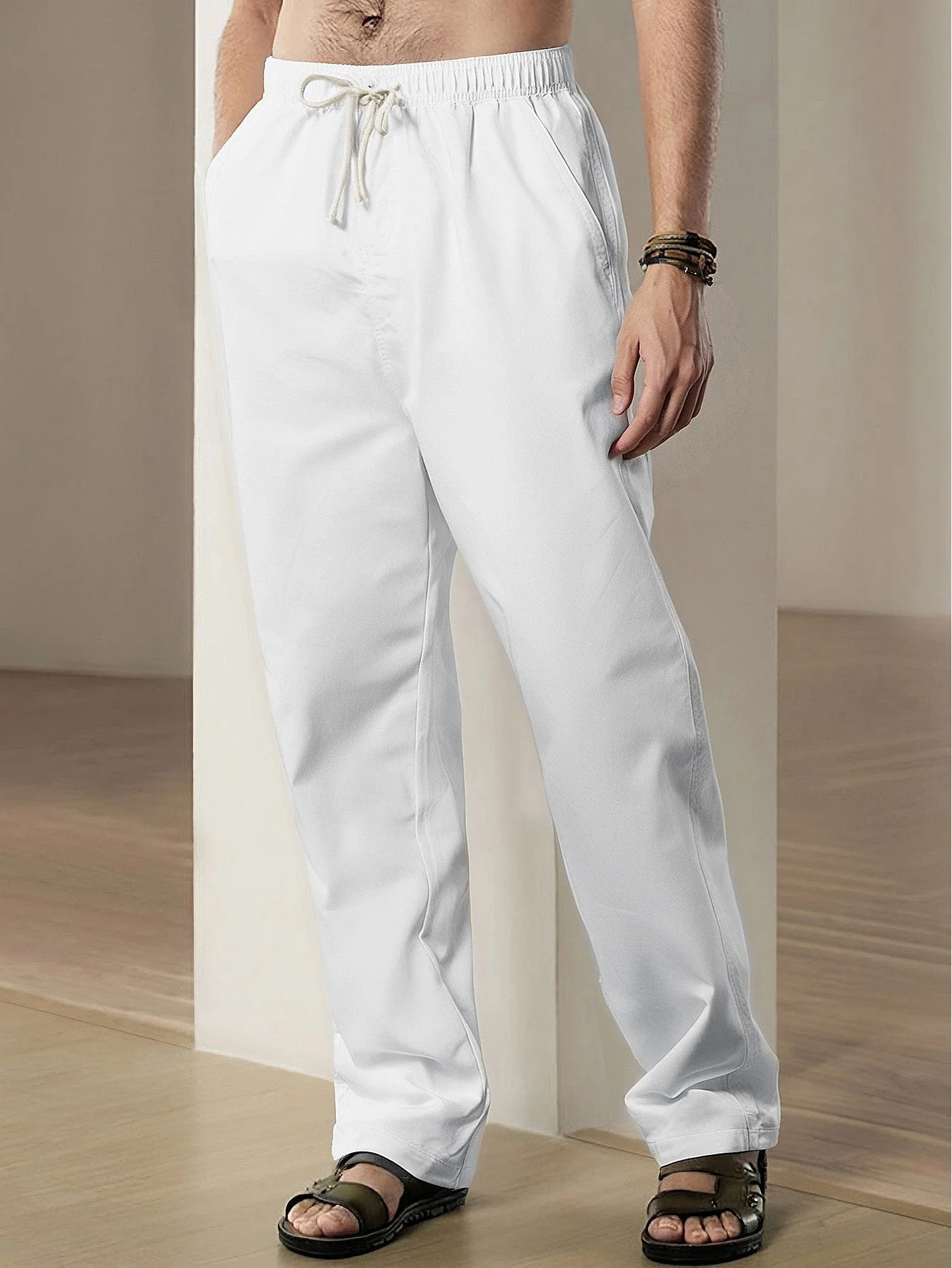 Filemón® | Straight Leg Linen Pants - Image 2