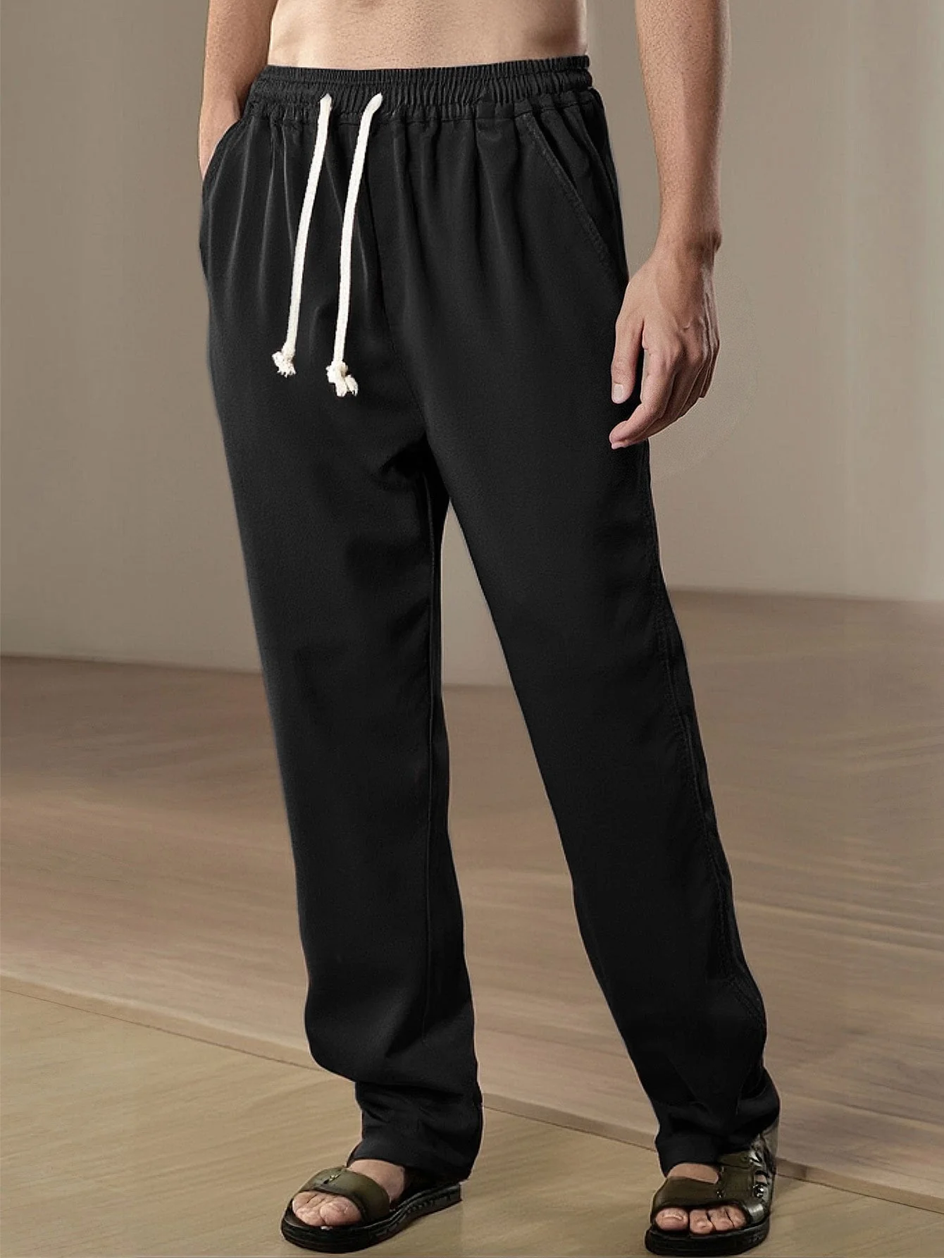 Filemón® | Straight Leg Linen Pants - Image 4