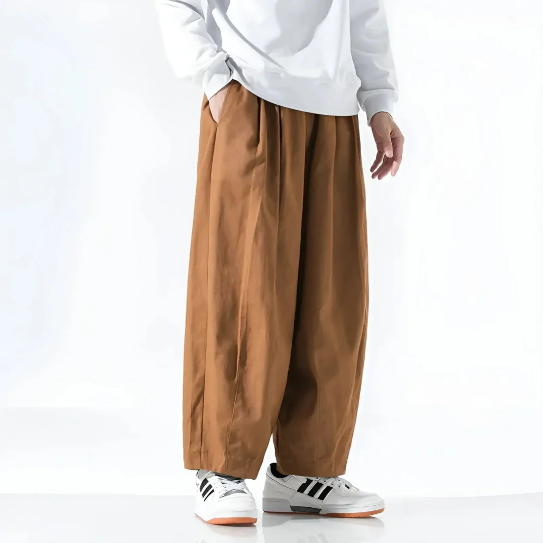 Filiberto | Elliott Oversized Pleated Cotton Pants - Image 2