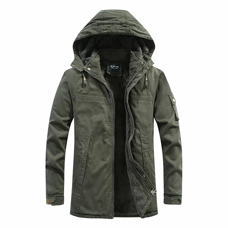 Filipo | Fleece-lined men's winter jacket with hood - Image 3