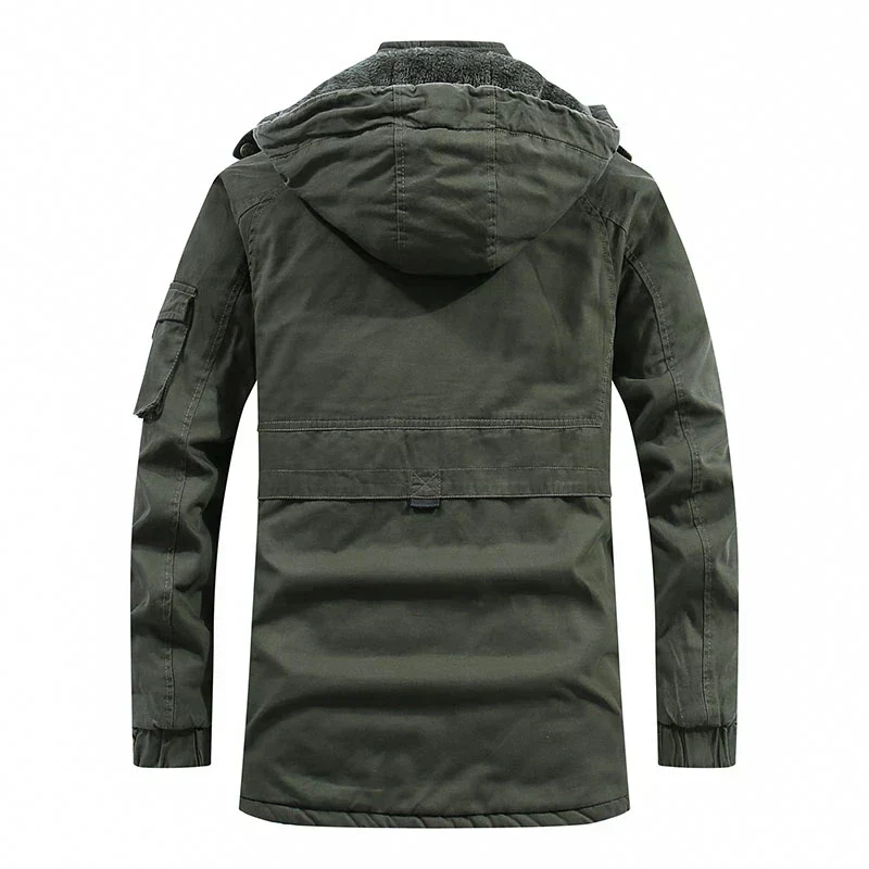 Filipo | Fleece-lined men's winter jacket with hood - Image 4