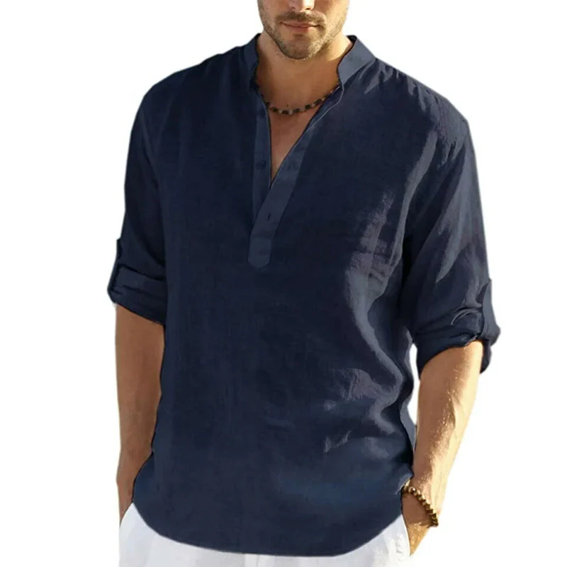 Finbar® | Linen Casual Shirt - Image 8