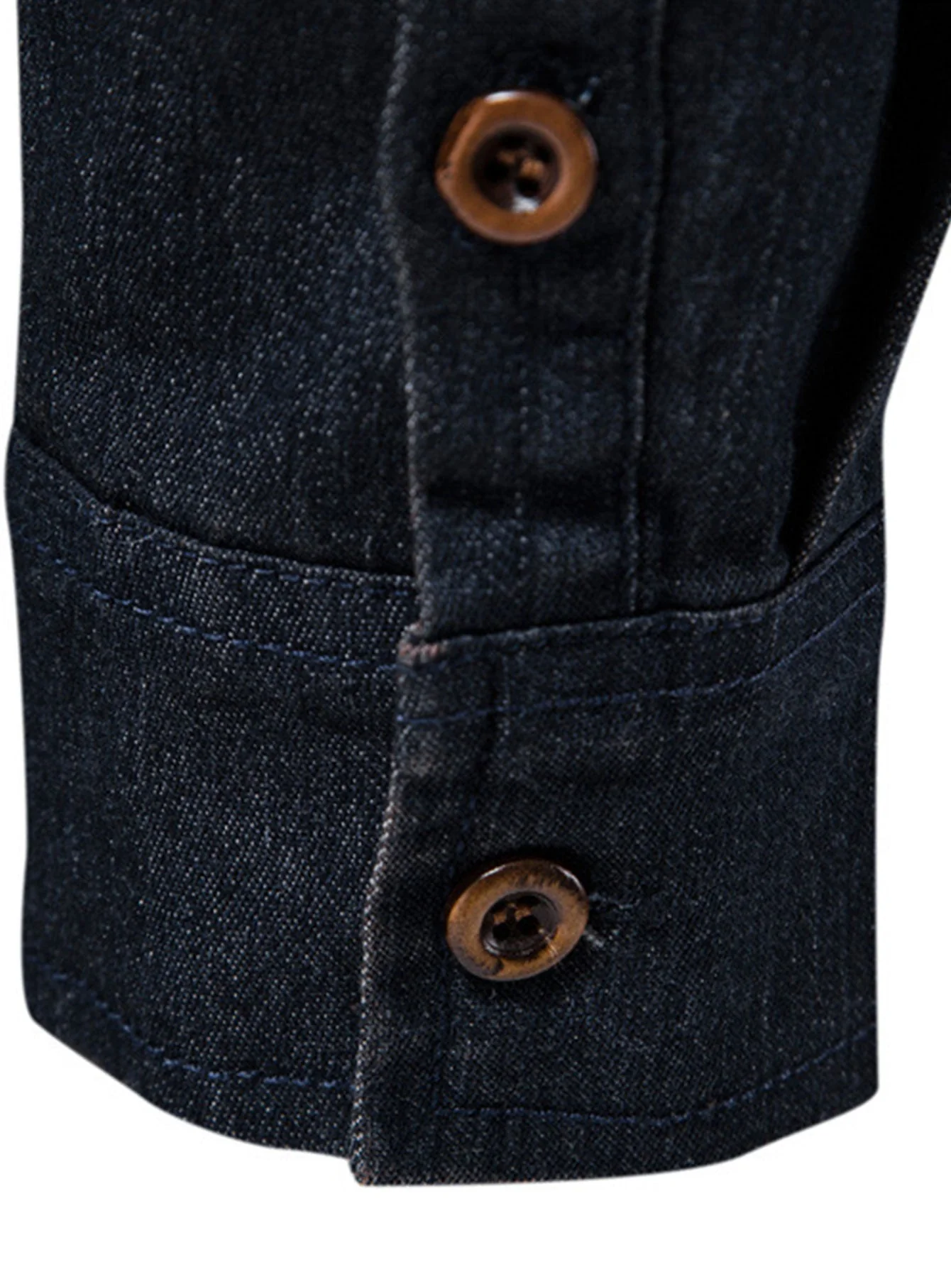 Finbar® | Washed Denim Western Shirt With Pockets - Image 2
