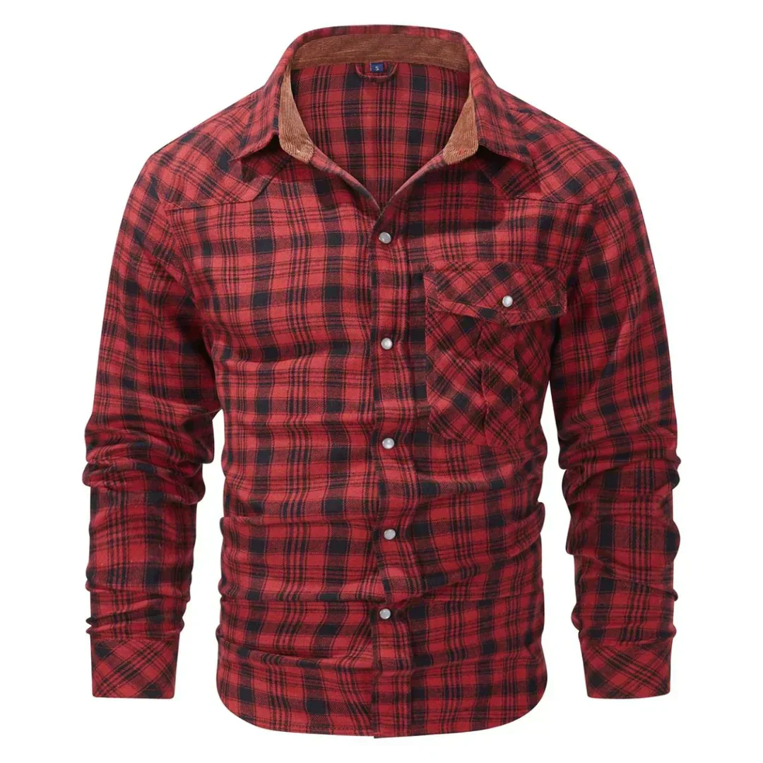Finlay® | Long Sleeve Checked Shirt For Men - Image 3
