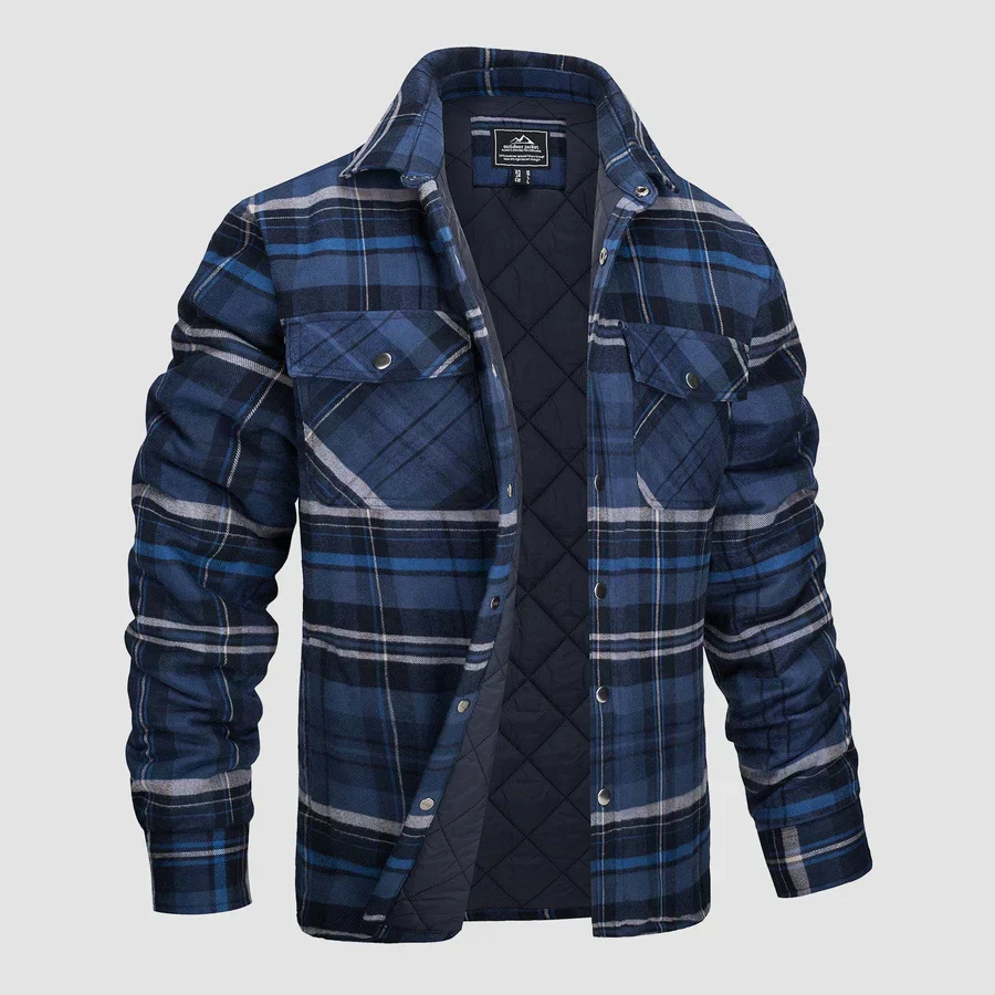 Finn® | Men'S Quilted Flannel Shirt Jacket - Image 2
