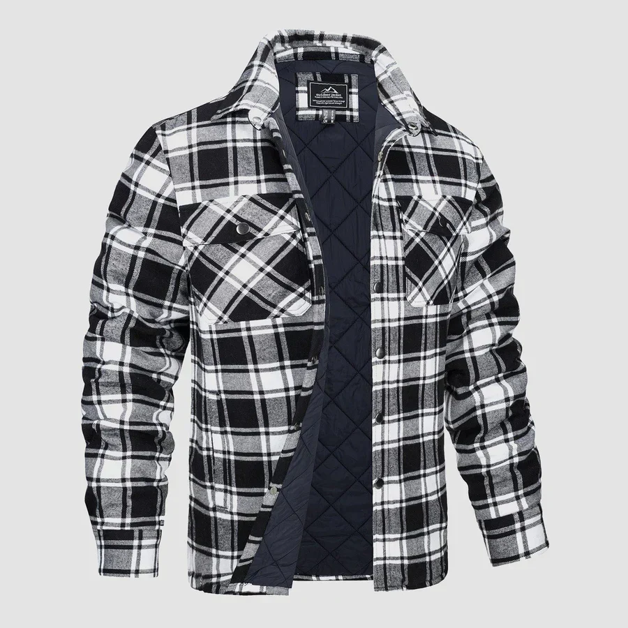 Finn® | Men'S Quilted Flannel Shirt Jacket - Image 3