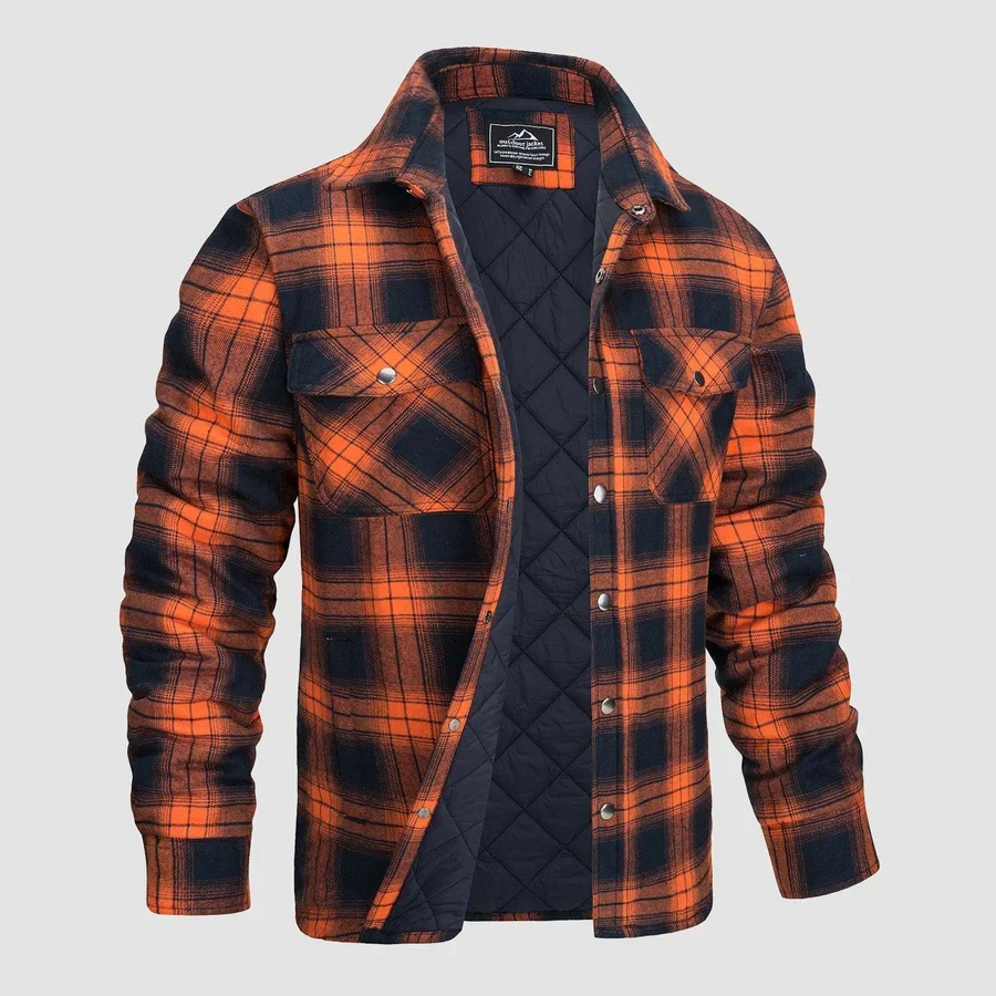 Finn® | Men'S Quilted Flannel Shirt Jacket - Image 5