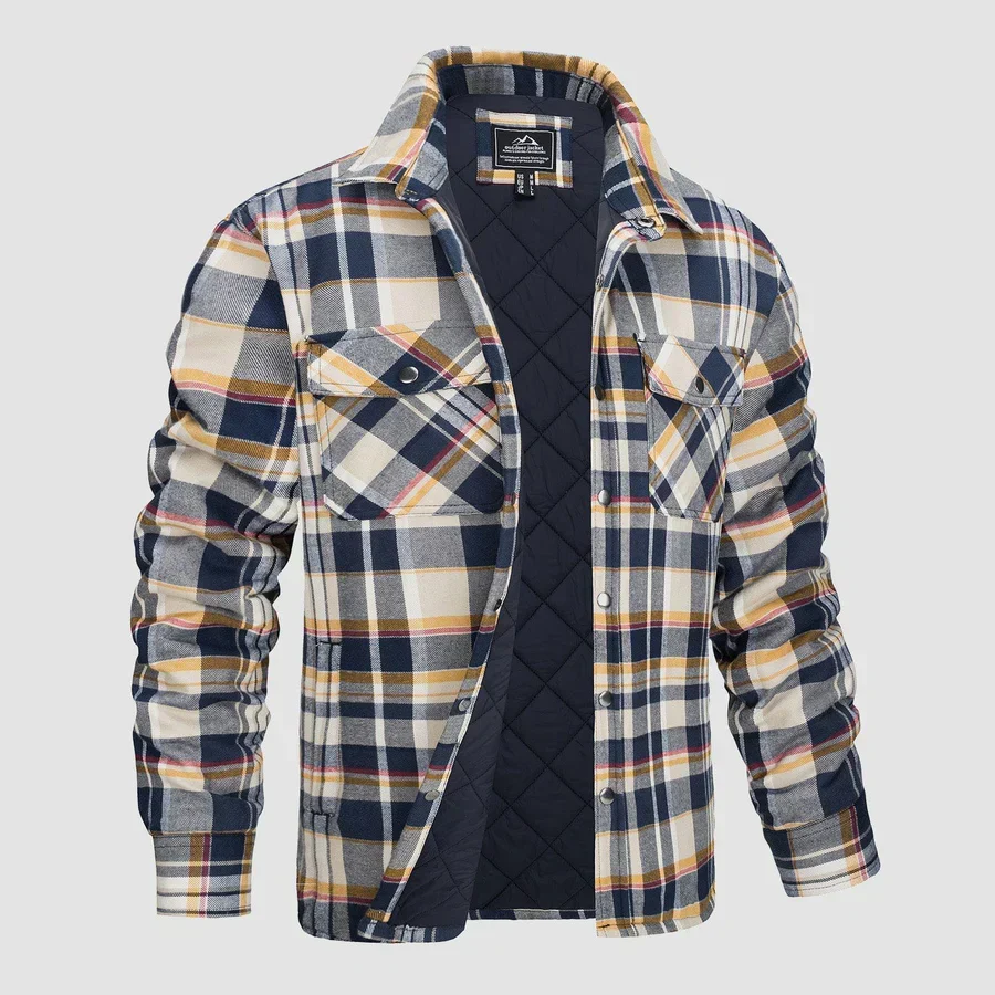 Finn® | Men'S Quilted Flannel Shirt Jacket - Image 6