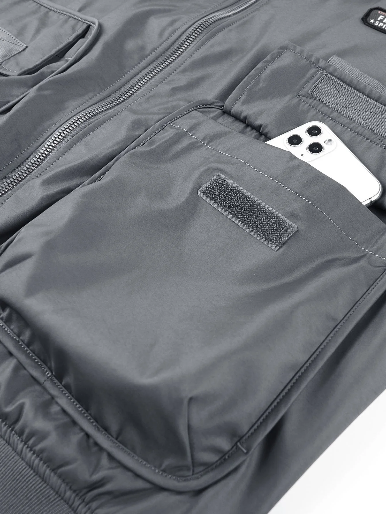 Finn | Multi Pockets Bomber Jacket - Image 13