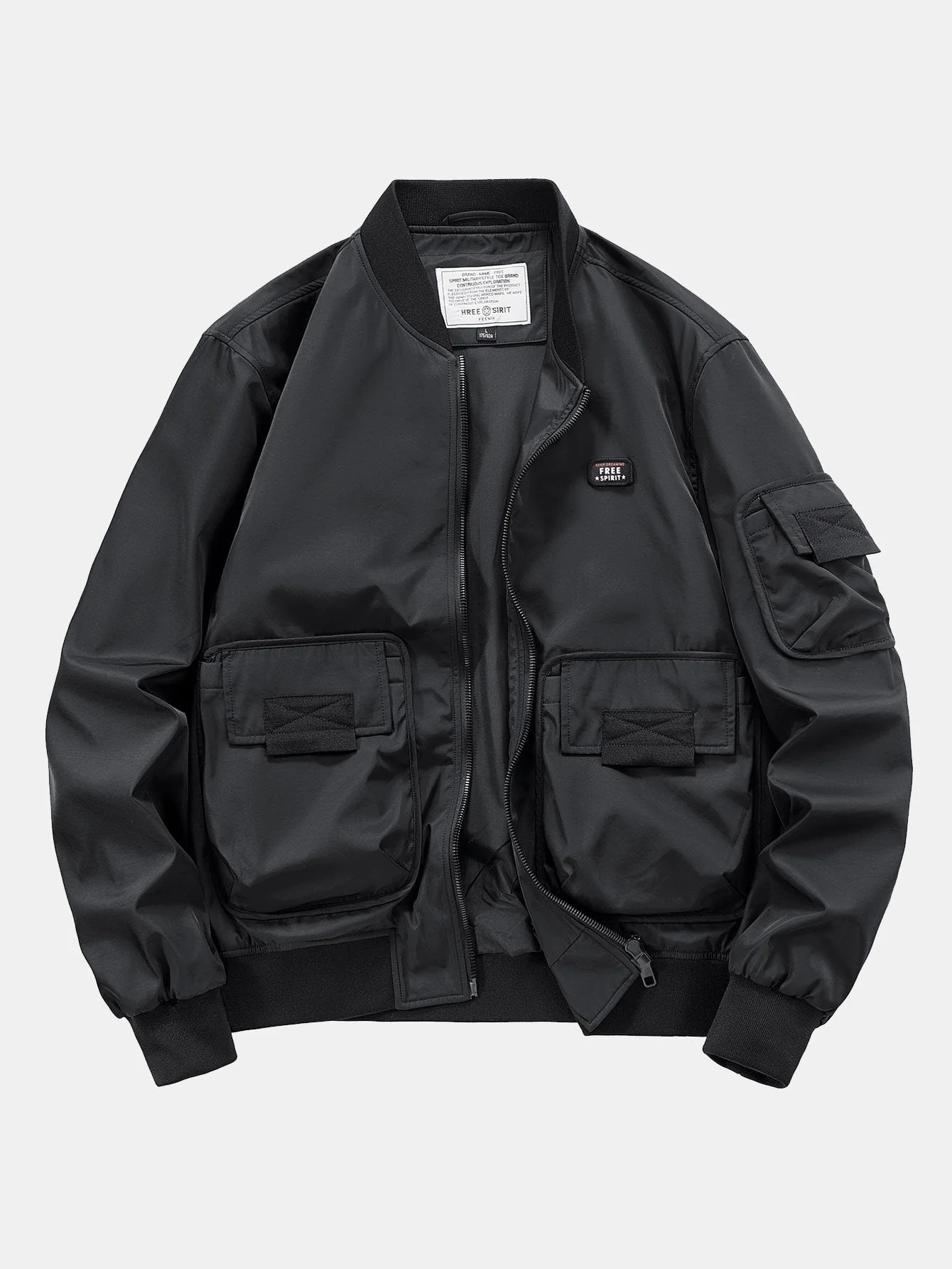 Finn | Multi Pockets Bomber Jacket - Image 6