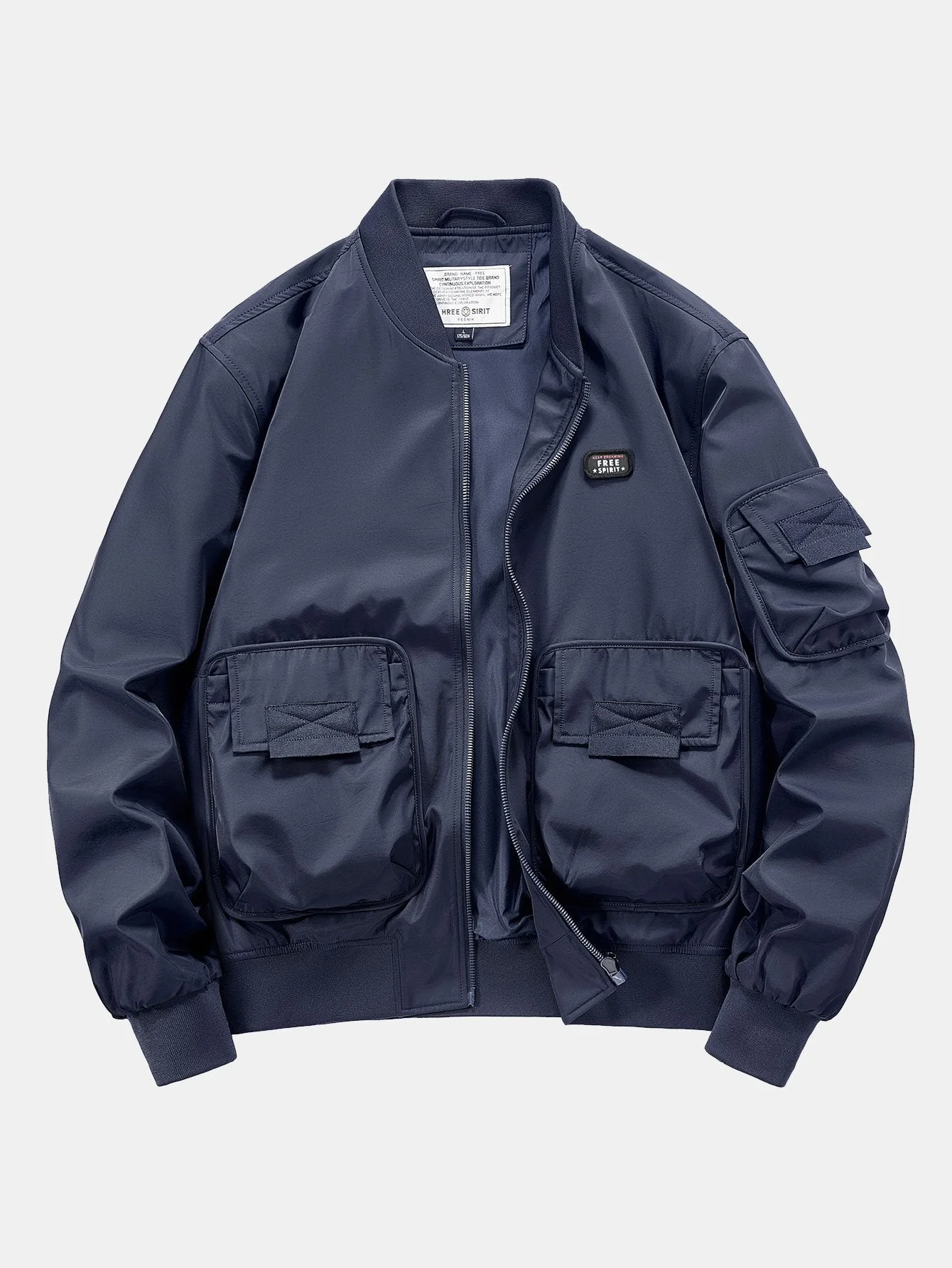 Finn | Multi Pockets Bomber Jacket - Image 7