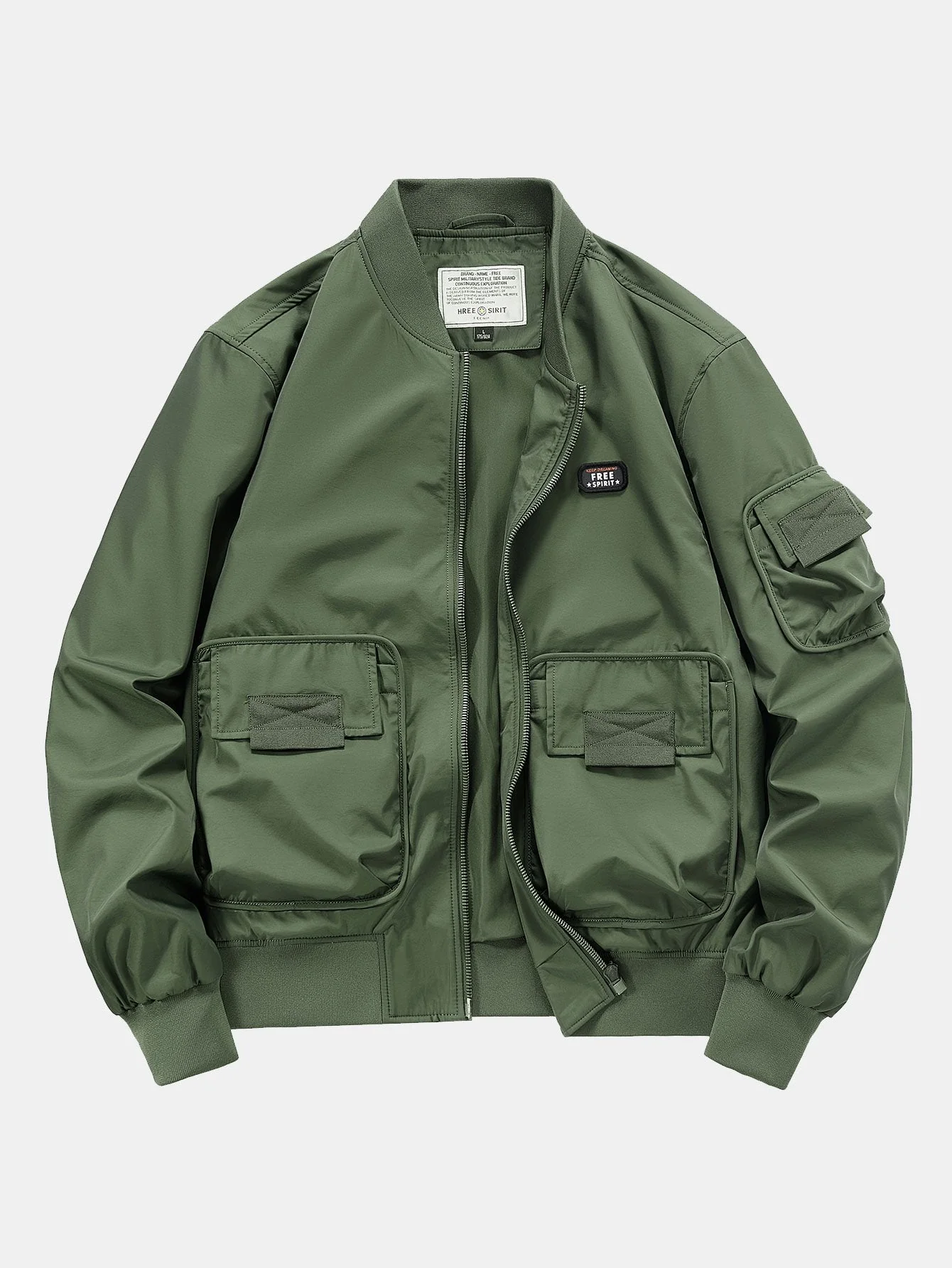 Finn | Multi Pockets Bomber Jacket - Image 8