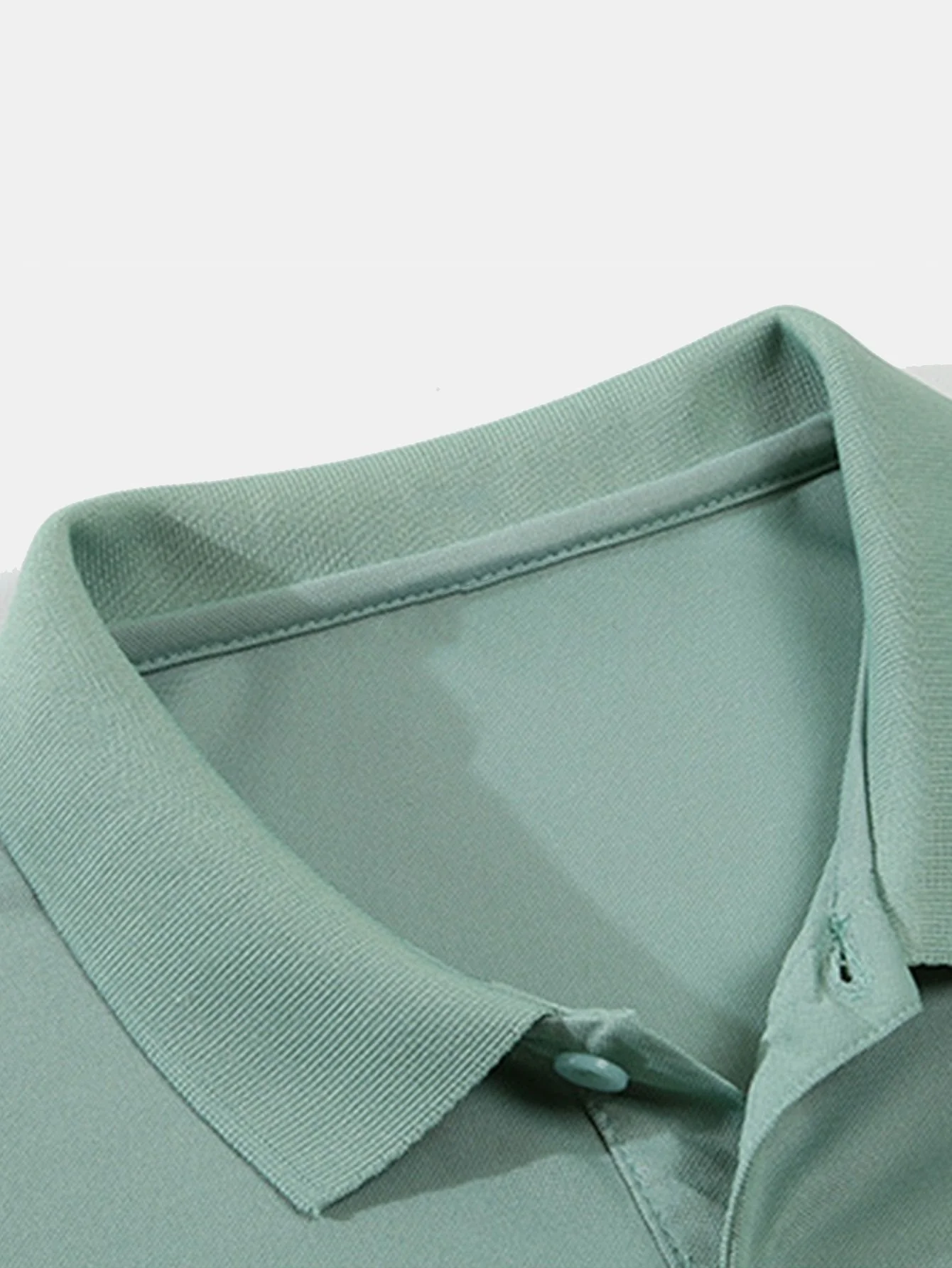 Finn | Solid Mesh Polo Shirt - Image 10
