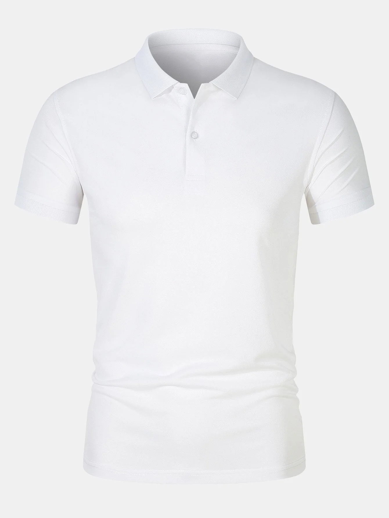 Finn | Solid Mesh Polo Shirt - Image 4