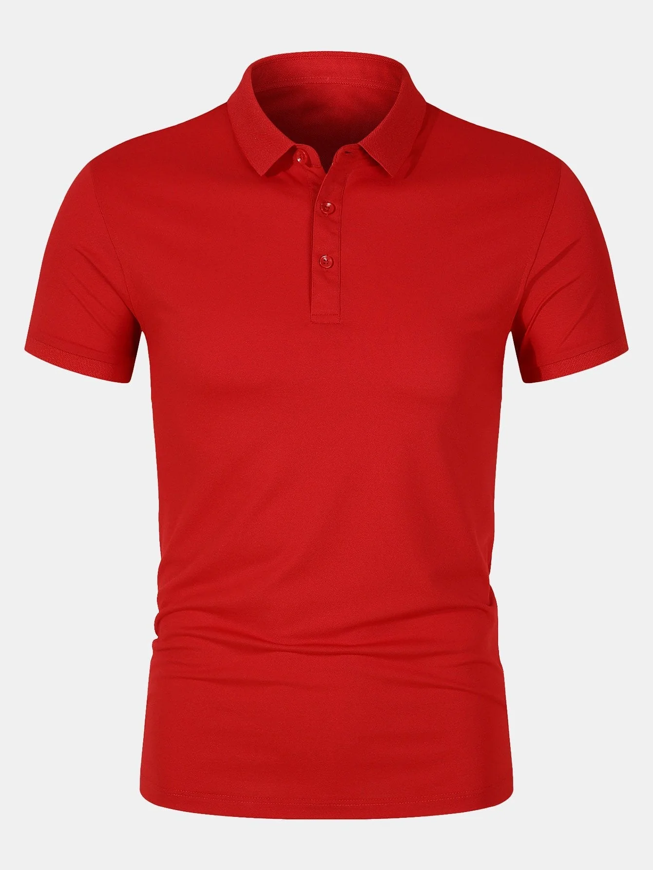 Finn | Solid Mesh Polo Shirt - Image 8
