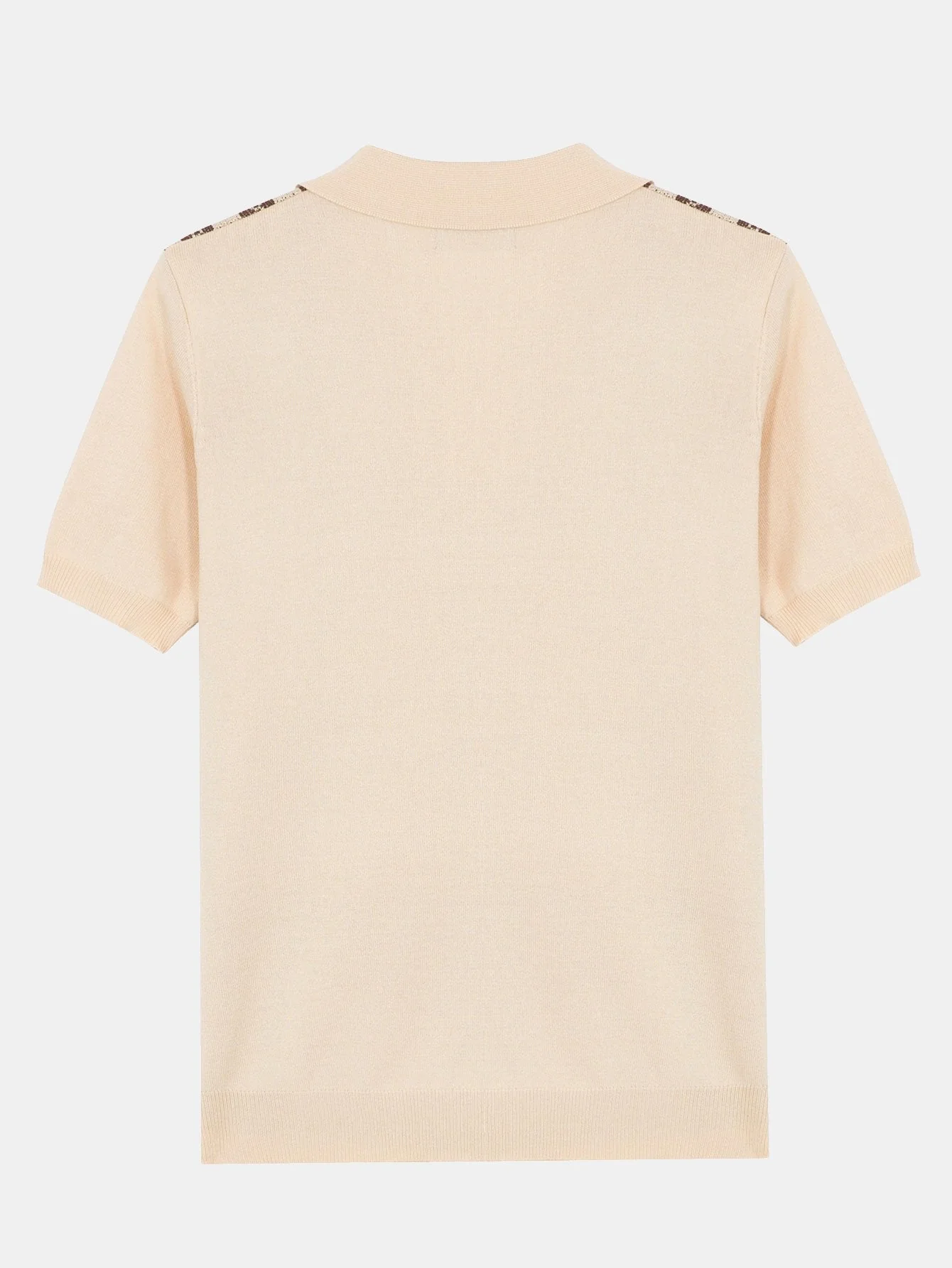 Finn | Striped Short Sleeve Sweater Polo - Image 4