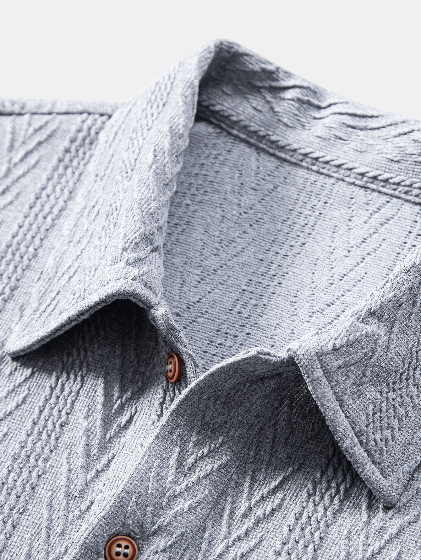 Finnegan® | Knitted Geometric Jacquard Polo - Image 16