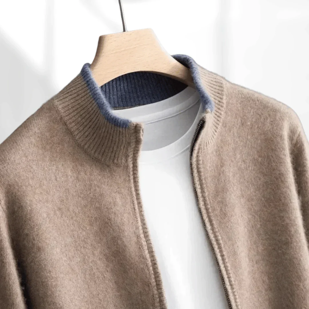 Finnian | Noah Wool Knit Cardigan - Image 2
