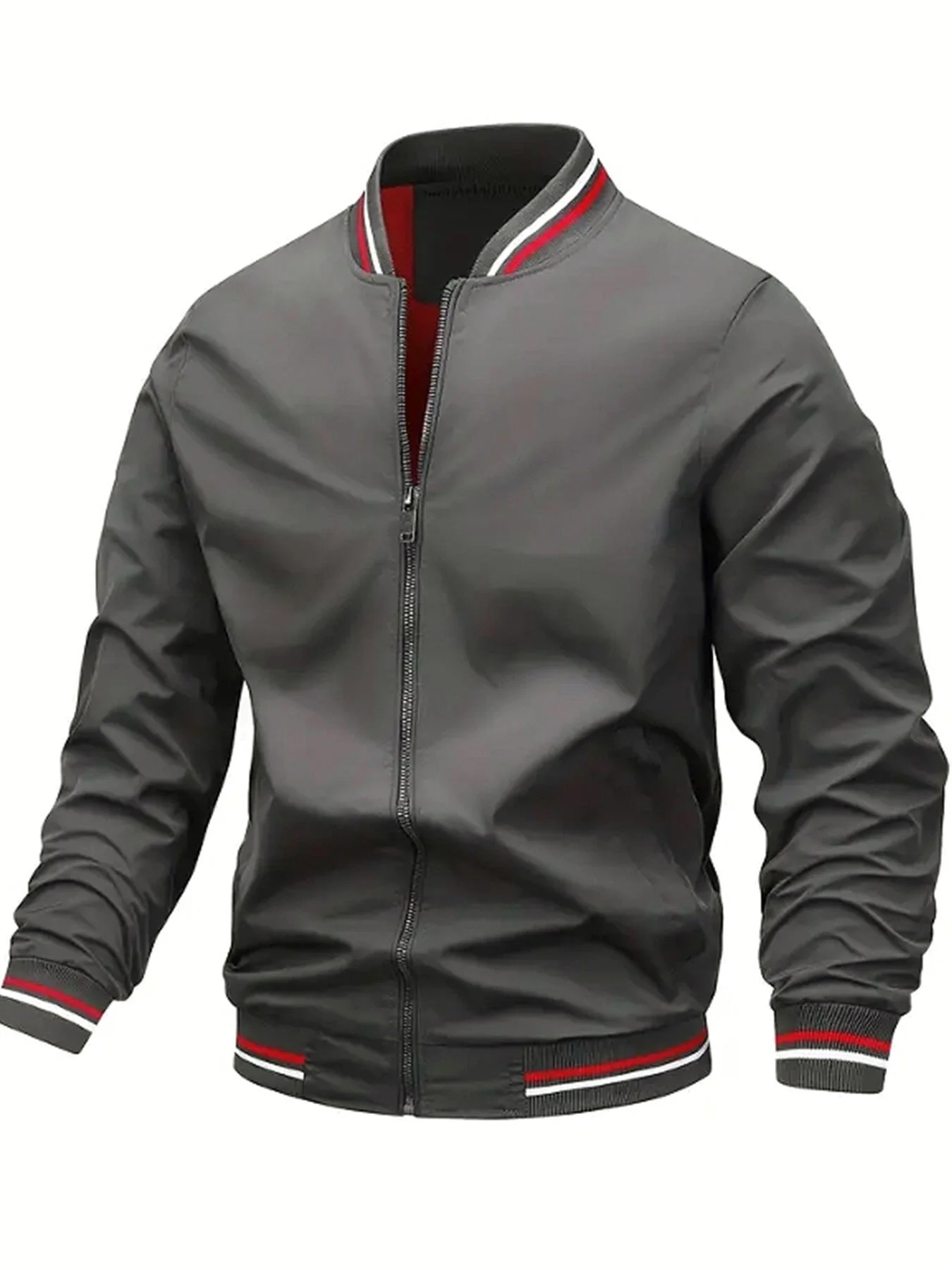 Fiorino® | Men’s Bomber Jacket With Striped Edges - Image 3