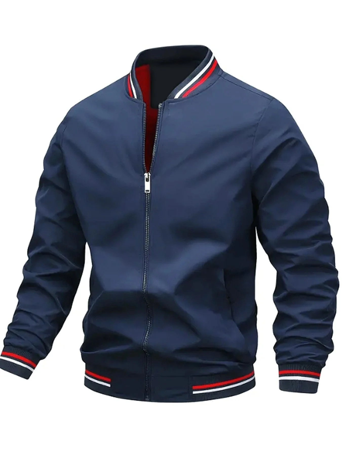 Fiorino® | Men’s Bomber Jacket With Striped Edges - Image 5