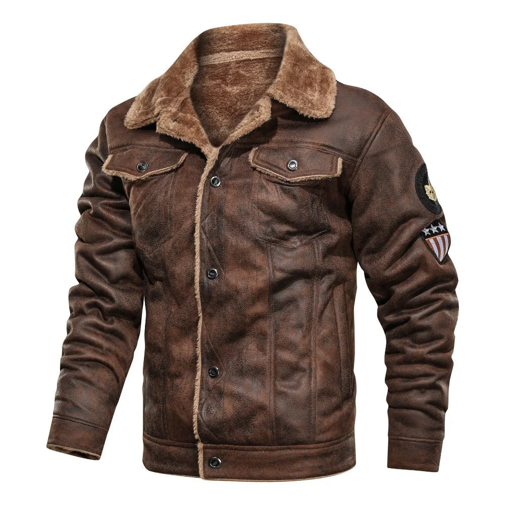 Fitz | Classic Sherpa-lined jacket for men - Image 5