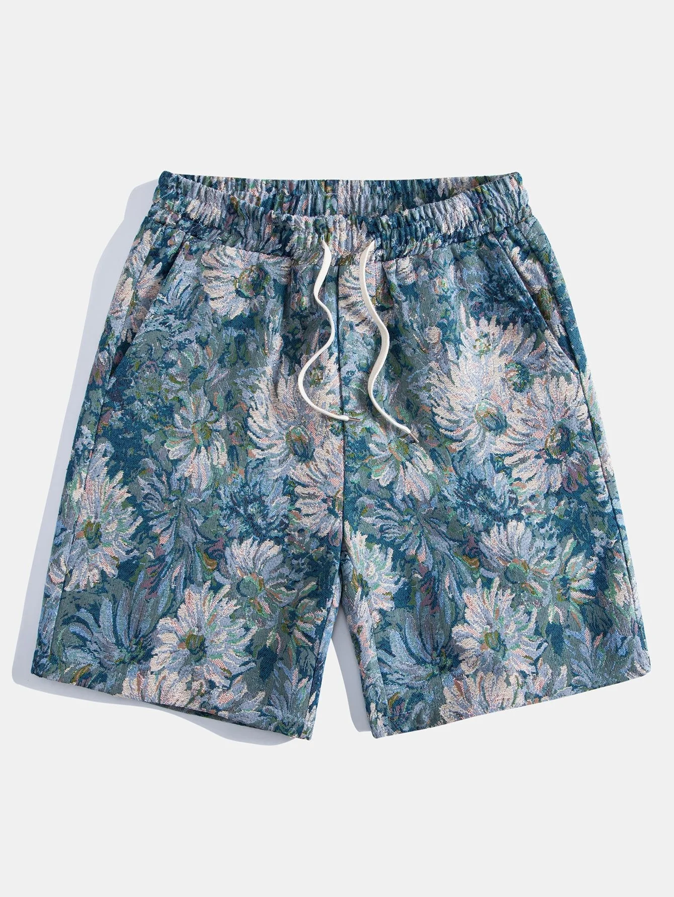 Flavio® | Painted Floral Jacquard Shorts - Image 4