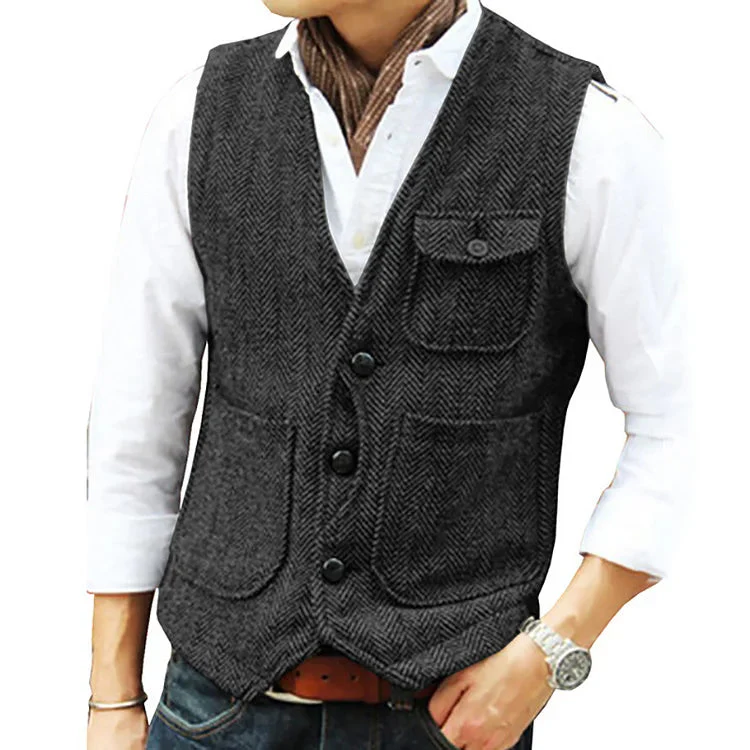 Fleming® | Single Breasted Vest For Men - Image 2