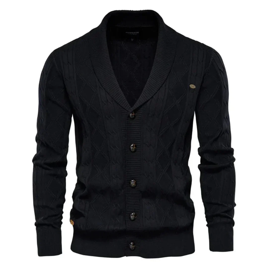Fletcher | Ethan Classic Knit Cardigan - Image 3
