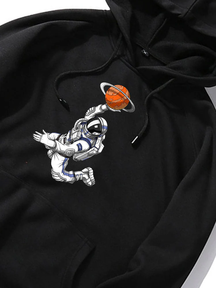 Flint | Astronaut Print Hoodie - Image 5