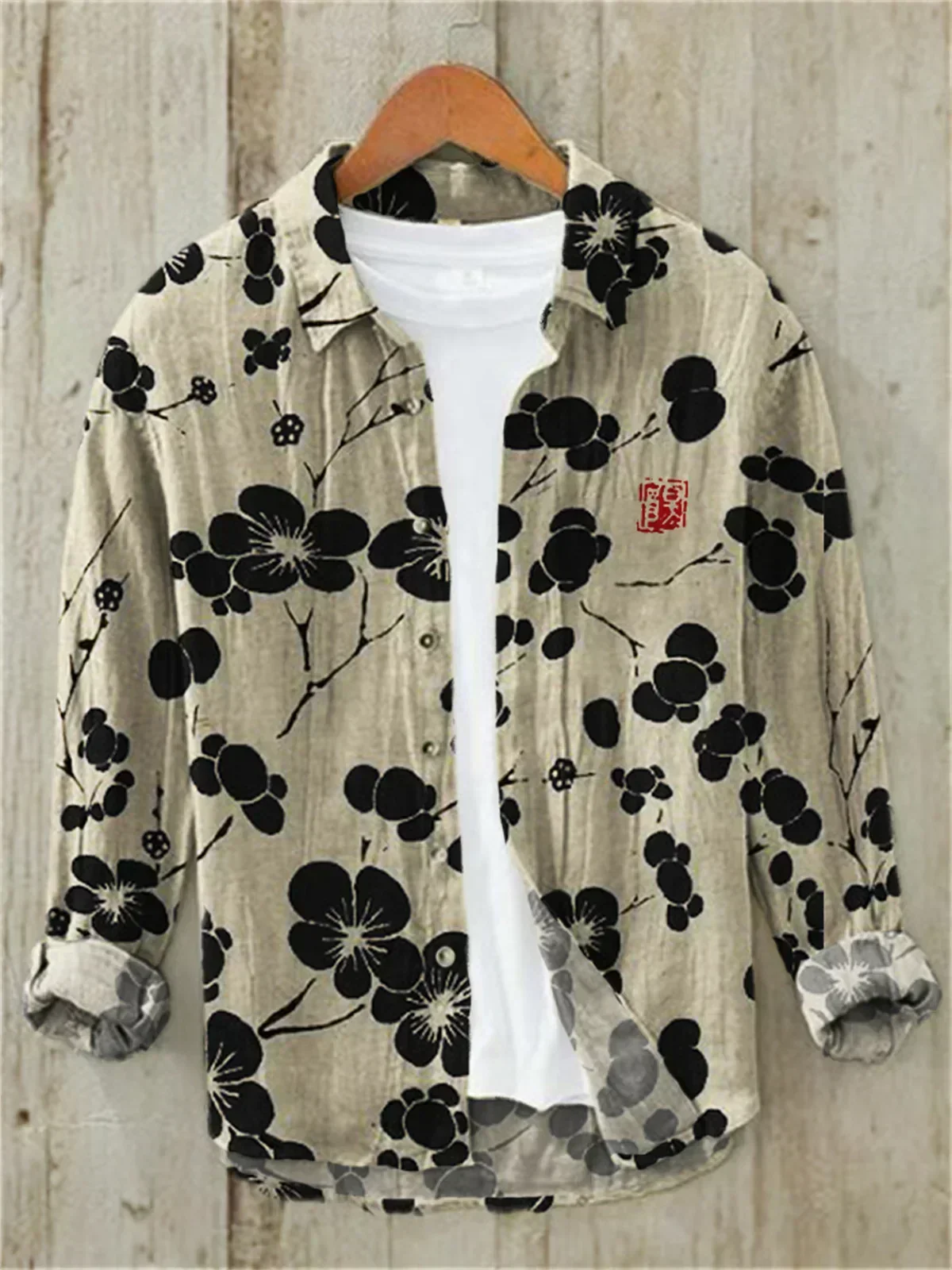Florentino® | Japanese Vintage Faux Linen Blend Shirt - Image 2
