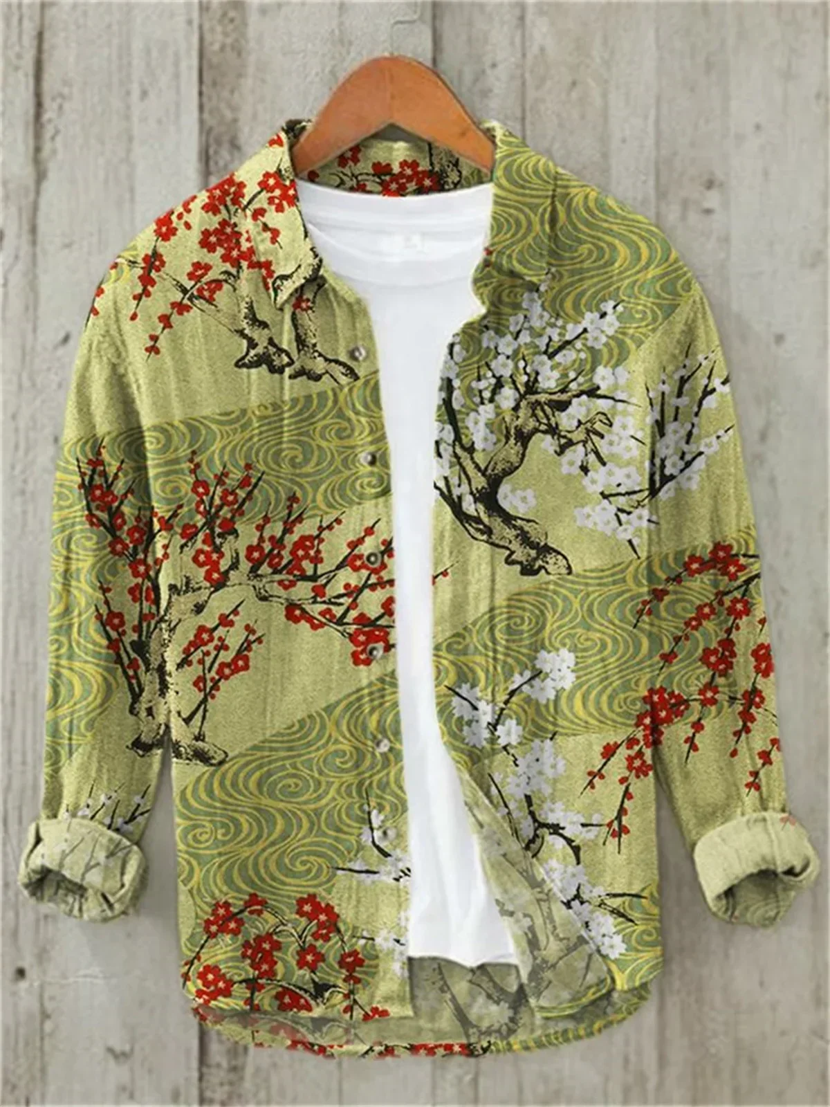 Florentino® | Japanese Vintage Faux Linen Blend Shirt - Image 5