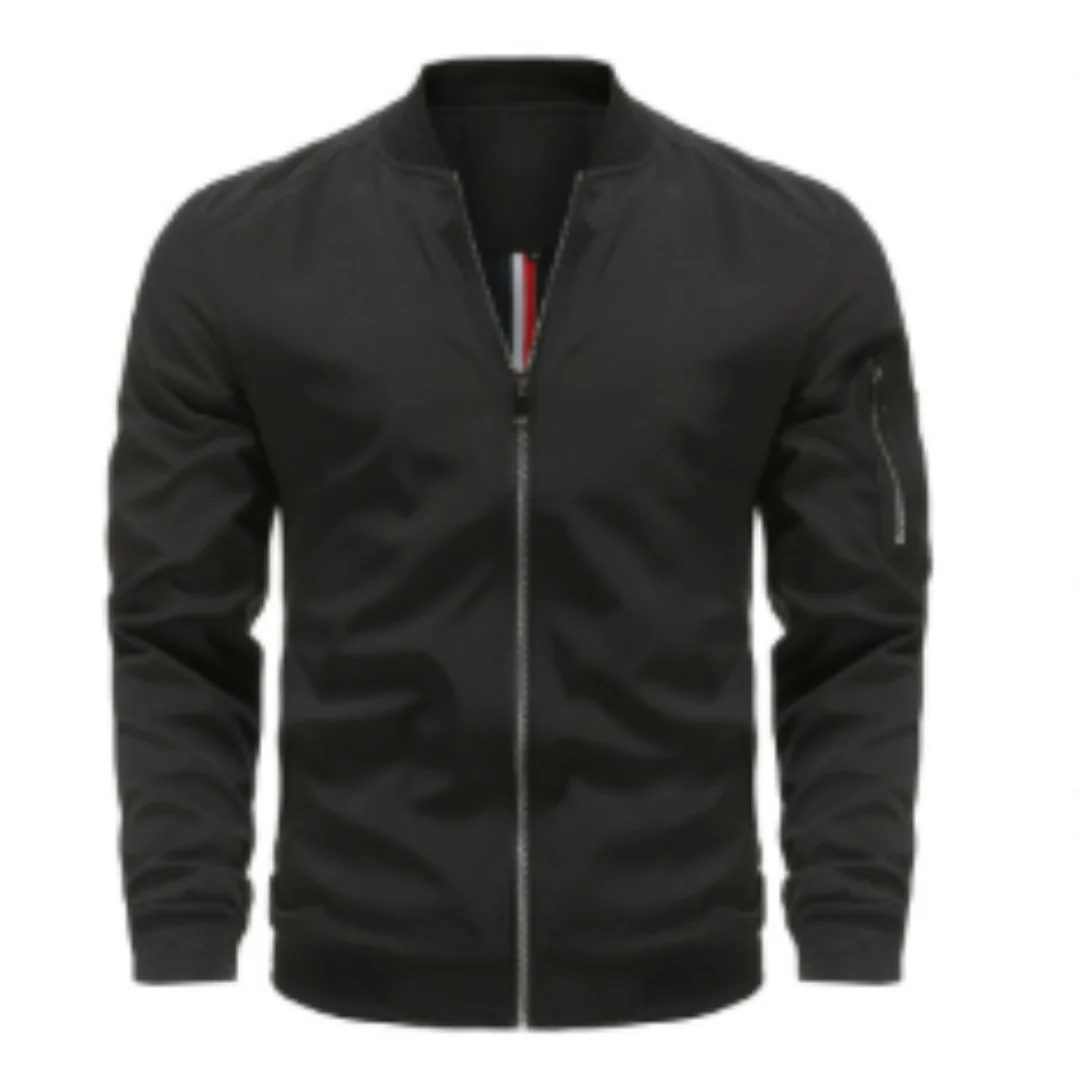 Florentino® | Men’s Bomber Jacket With Zip Front Design - Image 3