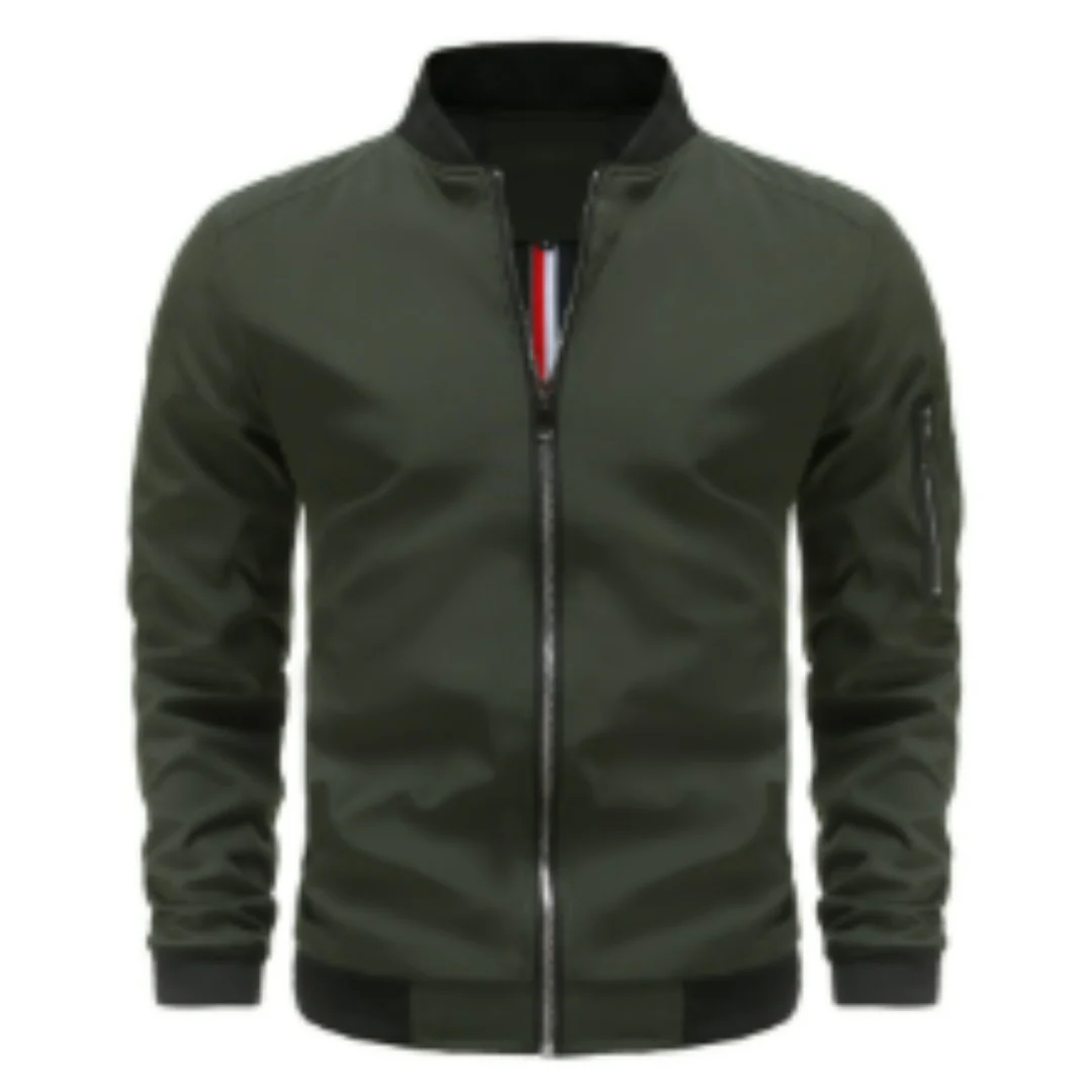 Florentino® | Men’s Bomber Jacket With Zip Front Design - Image 5